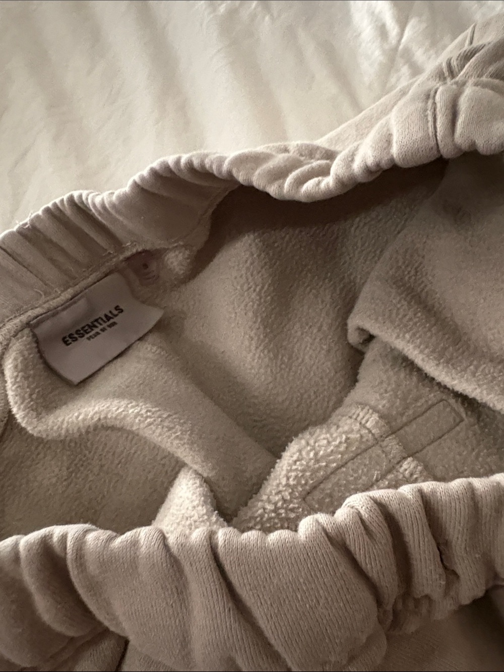 ESSENTIALS Men’s Taupe/Beige Jogger Sweatpants - Picture 5 of 6